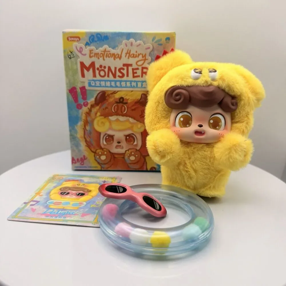JOTOYS Q.kid Emotional Hairy Monsters Plush Blind box -  Confirmed DELIGHT
